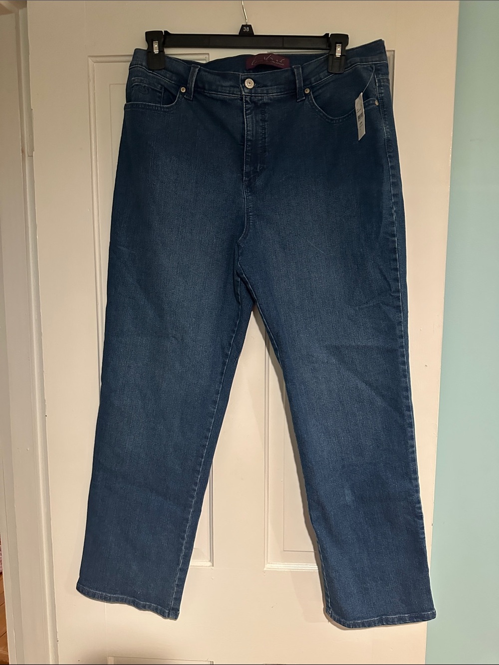 Gloria Vanderbilt Skinny Jeans in Dark Blue Denim